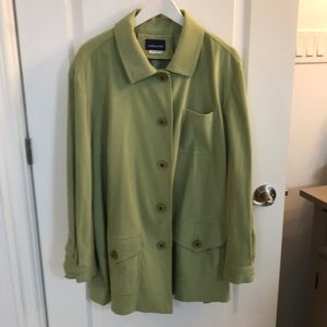 Addition-elle 2X light green blazer